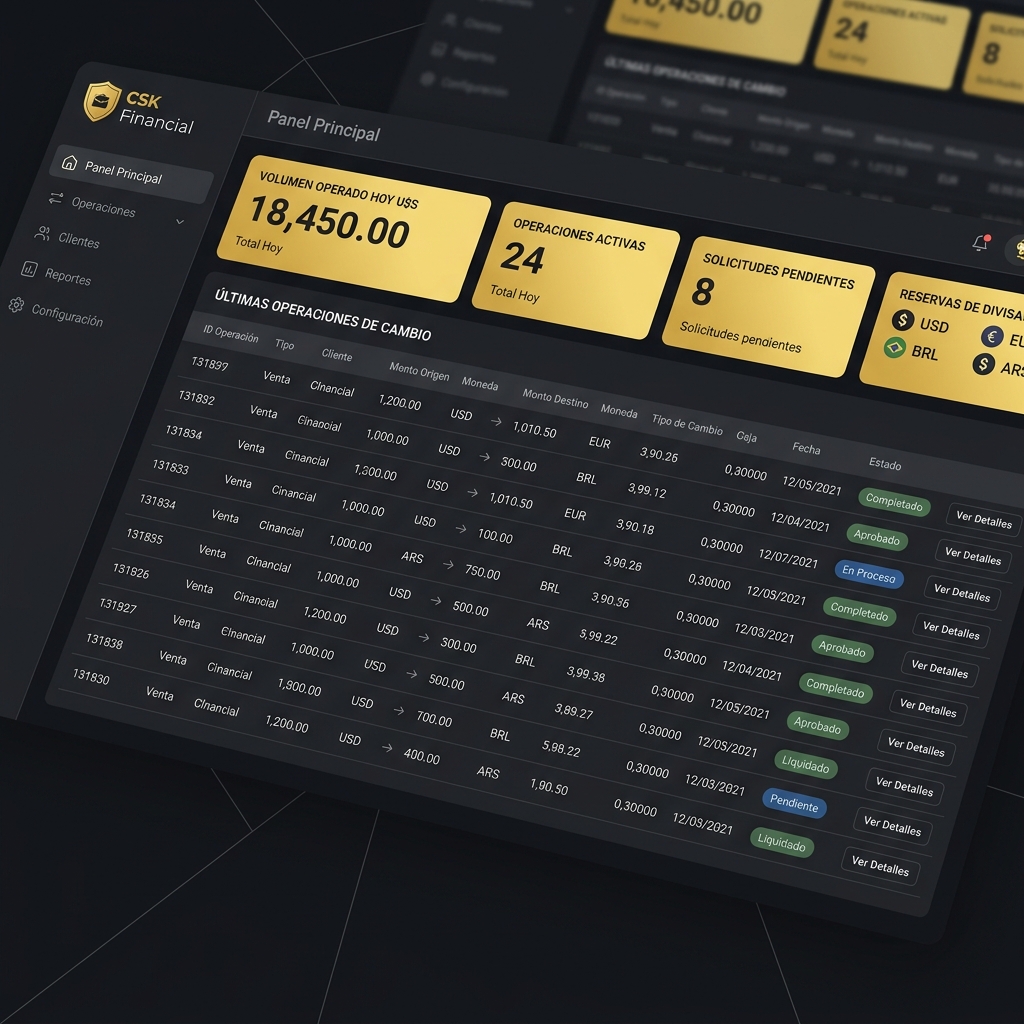 CSK Financial - Software para Financieras y Operaciones de Cambio